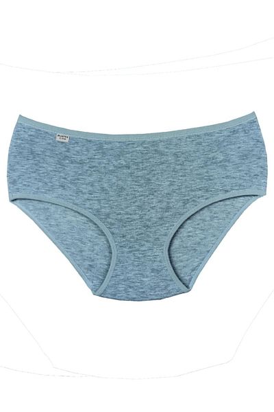 Bluence Chiloți Bato din Lycra cu talie înaltă, gri Melange