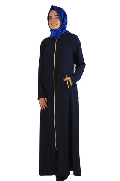 Bluence Μπλε Navy Blue Ferace Bowties με λεπτομέρεια τσέπης με φερμουάρ