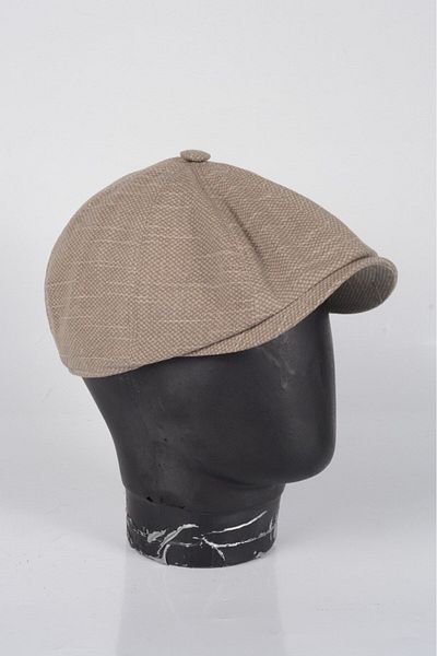 mercantoptan Cotton Summer Model English 8 Piece Cap Hat