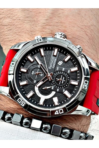 Ferrucci Function Fcf.03303Fs Silicone Cord Men's Wristwatch