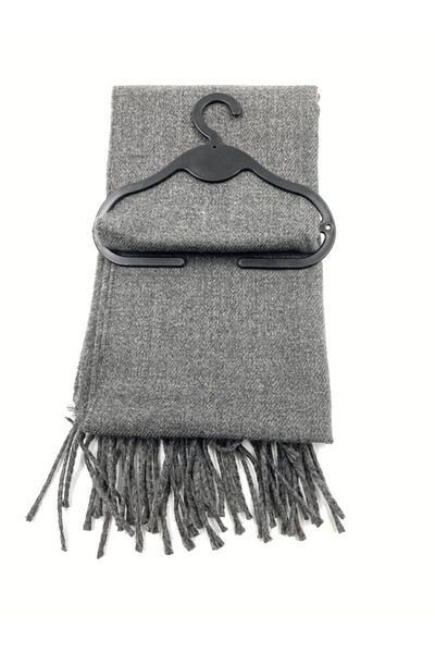 mercantoptan Men's Gray Scarf Casual