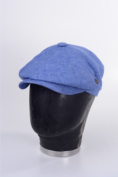 mercantoptan 100% Cotton Summer Model English 8 Piece Cap Hat