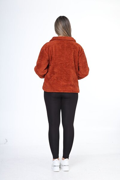 Bluence Soft Zippered Wellsoft Women's Plush Coat