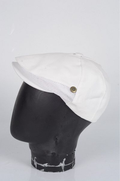 mercantoptan 100% Linen Fabric Summer Size Mesh Model London Beanies
