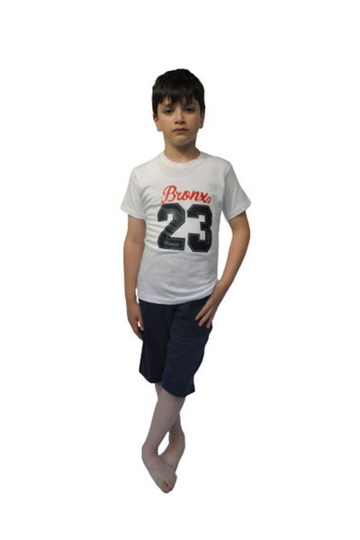 Bluence Set Capri alb din bumbac pentru ospătar pentru bărbați