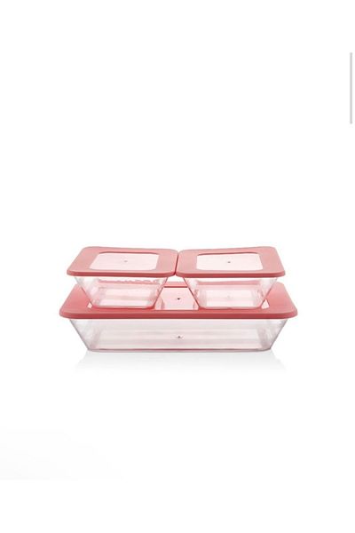 WENUS Crystal Ware - 3-Piece Crystal Storage Set