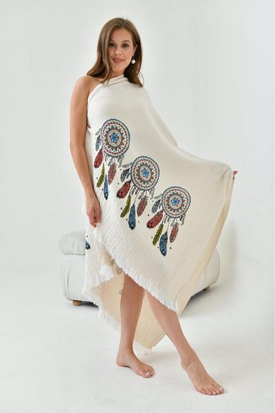 İpekpark FL0006 Model Beach Towel