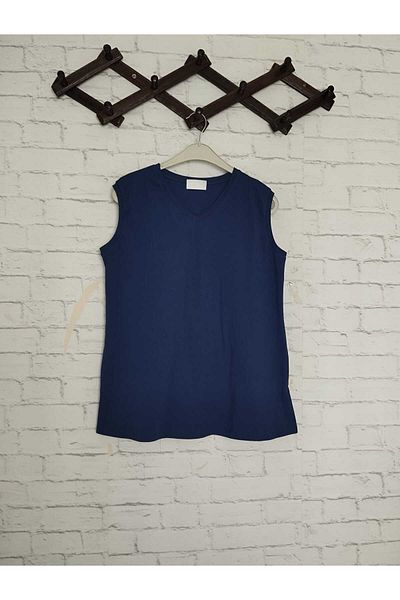 anne moda ankara Βαμβακερό Χτενισμένο Καλοκαιρινό Αμάνικο Εσώρουχο - Buluz