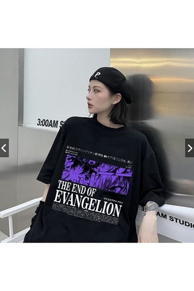Köstebek Μαύρο μπλουζάκι Unisex Ars The End Of Evangelion