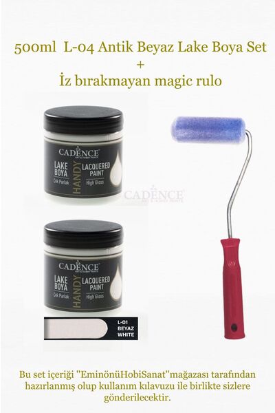 Cadence Boya Cadence Handy Lake -l-04 Antik Beyaz 500ml Vernik Gerektirmeyen ...