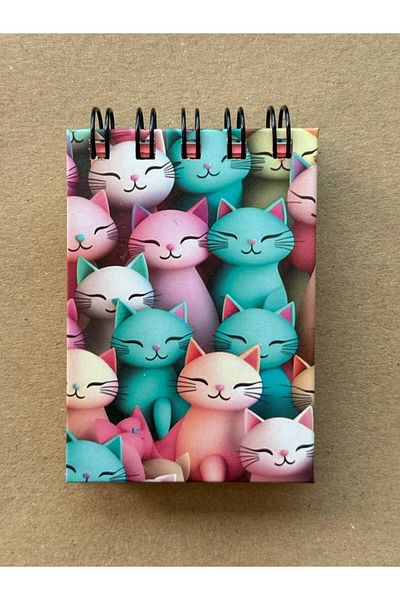 LİMON DEFTER Σημειωματάριο Lemon Mini Σκληρό Κάλυμμα Σπιράλ Σημειωματάριο με έγχρωμες σελίδες