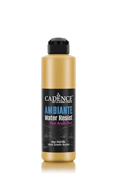 Cadence Ambiante Metalik Islak Zemin Boyası Awm03 Altın 250ml Katalizör 10gr