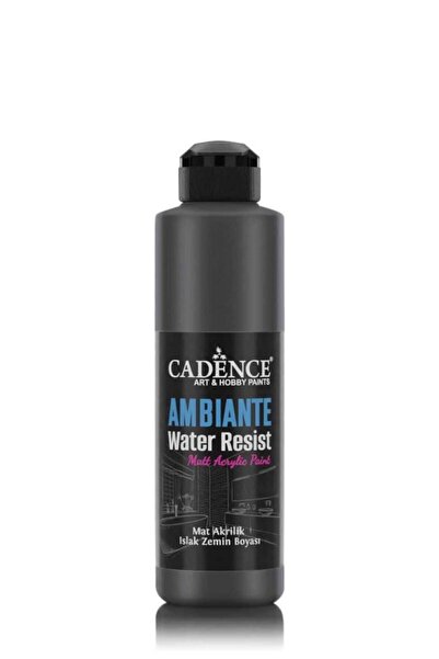 Cadence Ambiante Metalik Islak Zemin Boyası Awm08 Siyah 250ml Katalizör 10gr