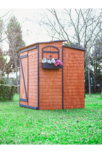 MANDU Ahşap Odunluklu Depolama Evi (kiler)