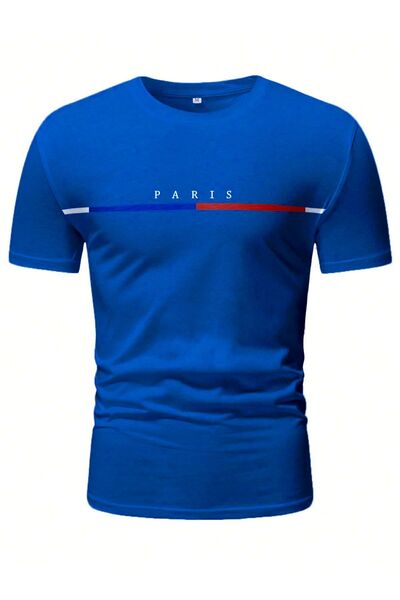SeusCraft Tricou Paris Color Line - Tricou oversize de vară cu mânecă scurtă ...