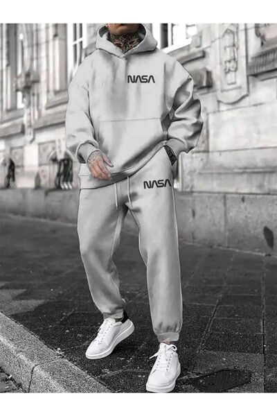 SeusCraft Set hanorac și trening cu imprimeu NASA unisex de sus și de jos