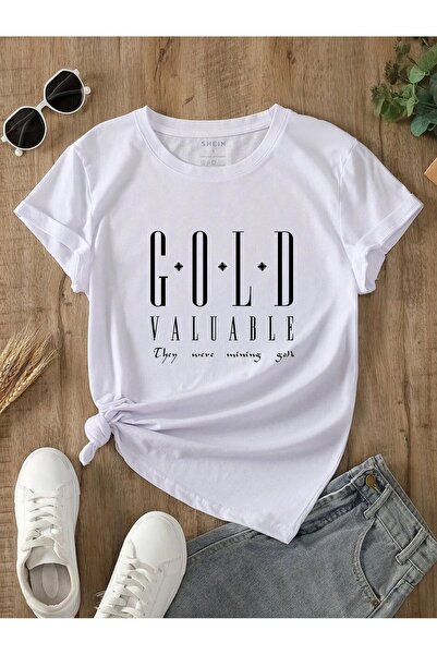 SeusCraft Μπλουζάκι Cold Valuable - Λευκό με στάμπα, Υπερμεγέθες Καλοκαιρινό ...