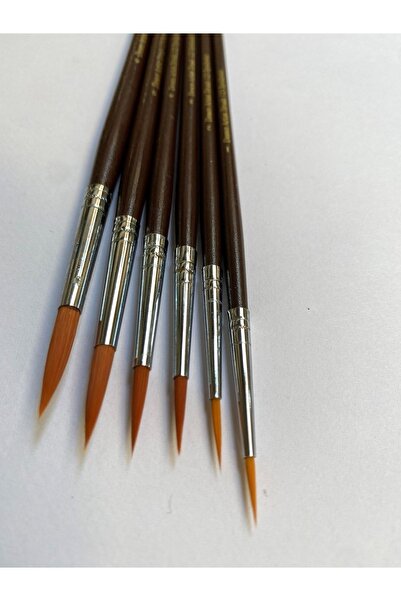 Desenartist Brush Profesyonel Çini Tahrir Çizim Kontür Fırça Set-1-2-3-4-5-6