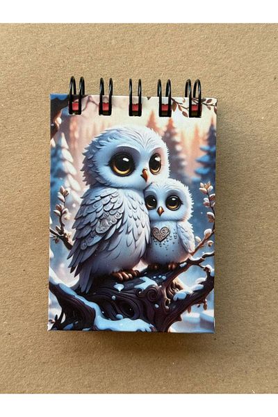 LİMON DEFTER Lemon Notebook Mini Hard Cover Color Page Spiral Notepad