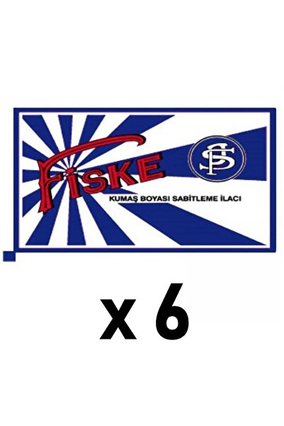 Viktoria Fiske - Kumaş Boyası Sabitleme Ilacı 30 Cc 6 Adet