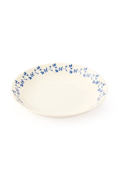 Tulü Porselen Blue Tulle Porcelain Sielo Pit Plate - 19 cm