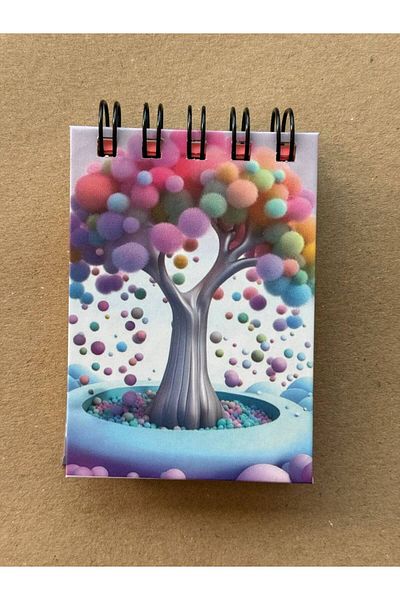 LİMON DEFTER دفتر ملاحظات ليموني صغير بغطاء صلب، صفحة ملونة، مفكرة حلزونية