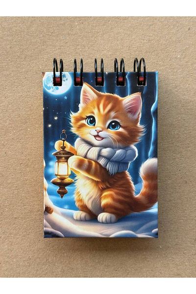 LİMON DEFTER Lemon Notebook Mini Hard Cover Color Page Spiral Notepad