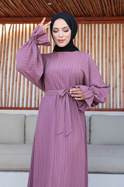 KADEEM Φόρεμα Oversize Ruffle Sleeve-Lara ύφασμα