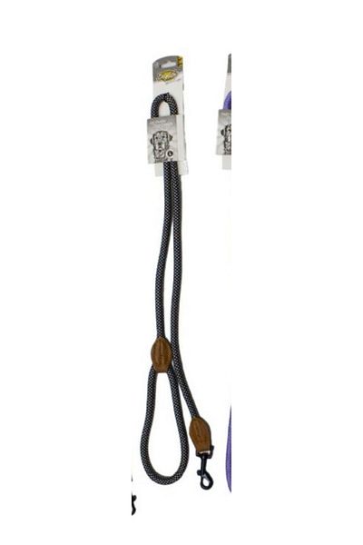 Doglife 16 mm x 120 cm Black Wick Walking Strap