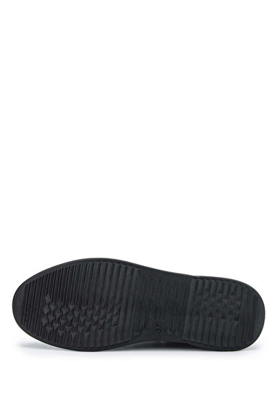 Tamer Tanca Genuine Leather Black Women's Casual Shoes