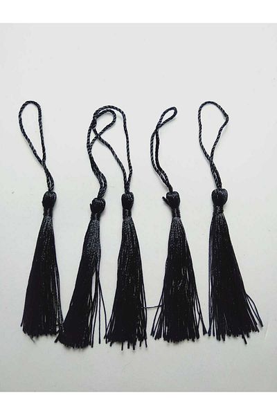 Eskişehir hobi sanat 5 Pieces 7 Cm Black Tassel