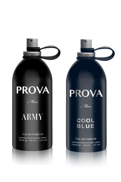 prova Army 100 ml  Ve Cool Blue 120 ml  Edp Erkek Parfüm Seti