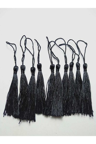 Eskişehir hobi sanat 10 Pieces 7 Cm Black Tassel