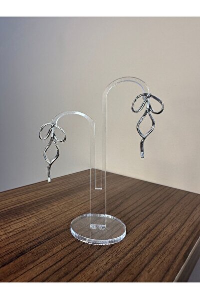 lumi concept أقراط على شكل فيونكة مقاس 5 سم - أقراط طبيعة شربات التوت البري