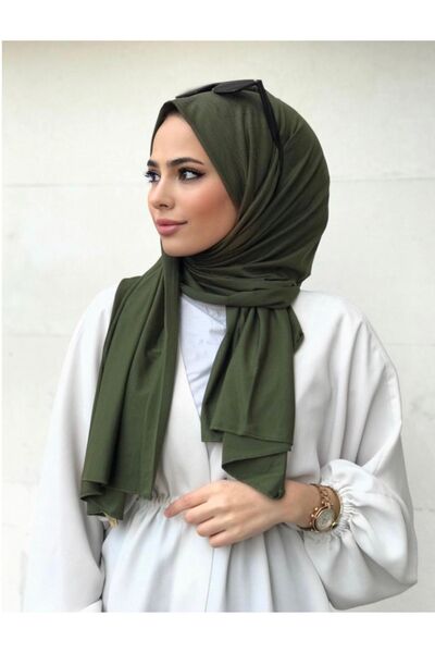 Mides scarf Χτενισμένο βαμβακερό σάλι-πράσινο