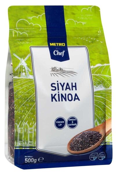 Metro Chef Siyah Kinoa 500G Tohum Bakliyat Baklagil