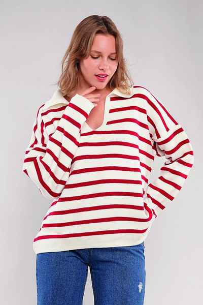 GABRİA Gabria Striped Sweater