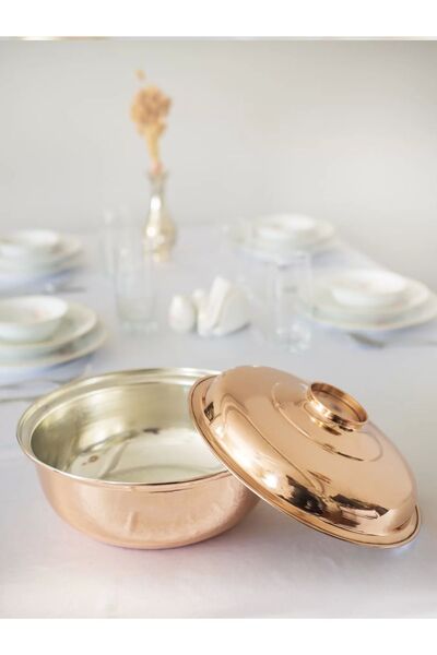 Bakır Concept Helvane Model Copper Pot - 28cm No4