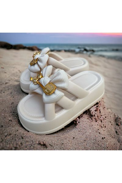 Hızlı Al Talpă înaltă - Papuci comozi pentru utilizare zilnică pentru plajă, piscină, mare, grădină