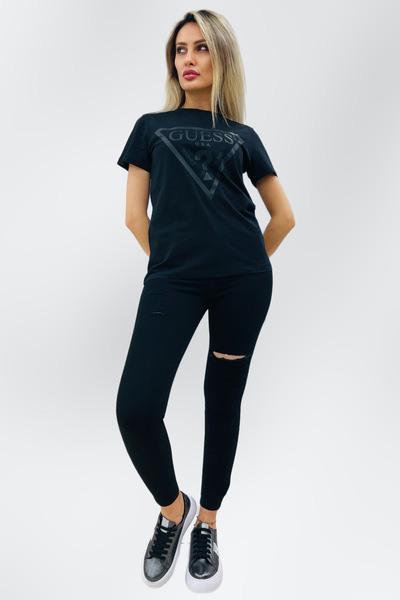 Guess Adele Ss Cn Femei guler rotund tricou V2YI07K8HM0-24