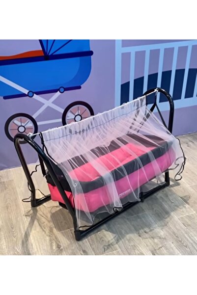 TURHAN BEBE Anne Yanı Sallanır Sabitlenir Cibinlikli Hamak Beşik Ana Dizi Ana...