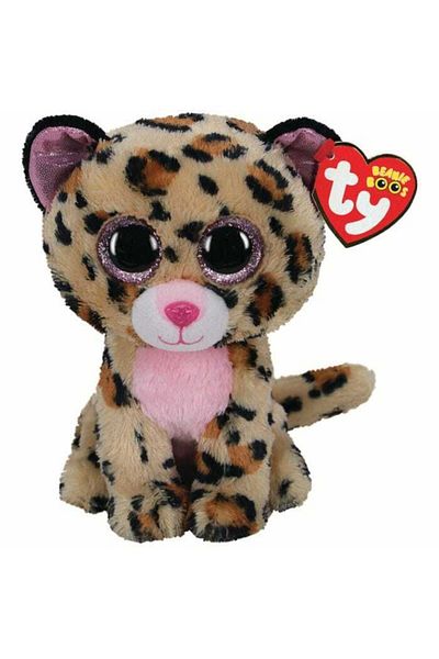 TY Peluş Ty Beanie Boo Livvie Pink Leopard 15 Cm