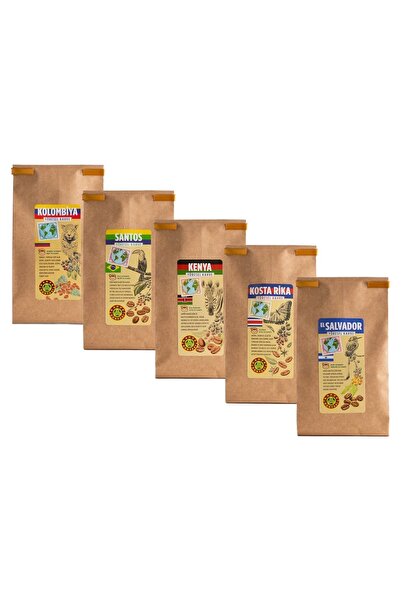 Kahve Dünyası 5'li Yöresel Filtre Kahve Deneme Seti 80g