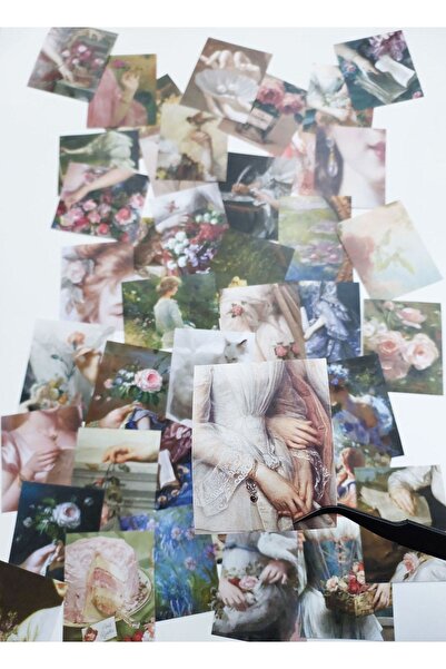 Scrapbook Rococo Aesthetic Sticker Seti / Scrapbook