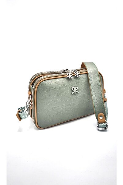Polo Of Colors Polo Kadın Yeşil Çanta Cüzdan Kombini