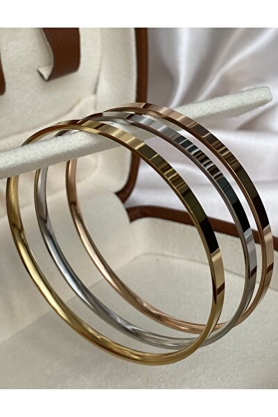 Hillshine Yüksek Kalite Ajda Model 3 Farklı Renk 3'lü Bilezik