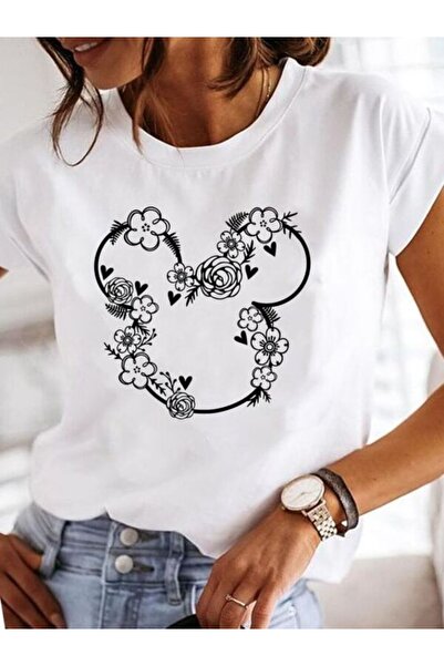 CLASSY.MODA Γυναικείο μπλουζάκι μονόχρωμο - Λευκό μπλουζάκι με κοντό μανίκι μ...