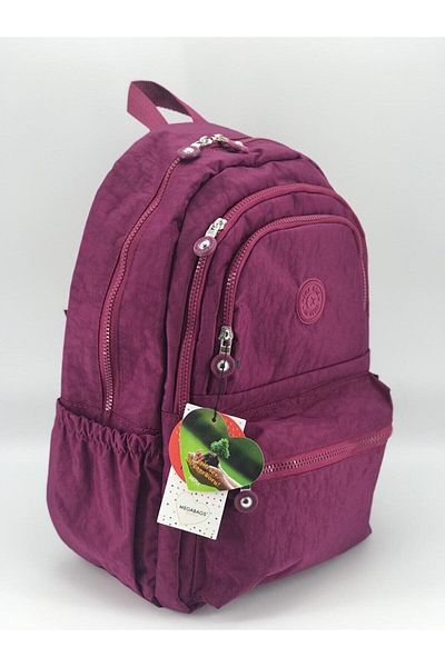 çantamgelsin Mega Multi-Compartment School Bag Claret Red Unisex