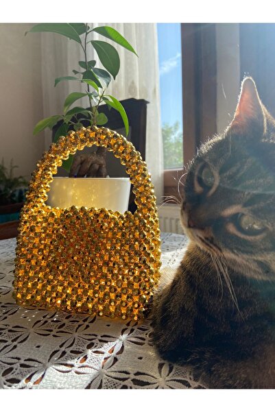 CLA حقيبة صغيرة من خرز اللوتس