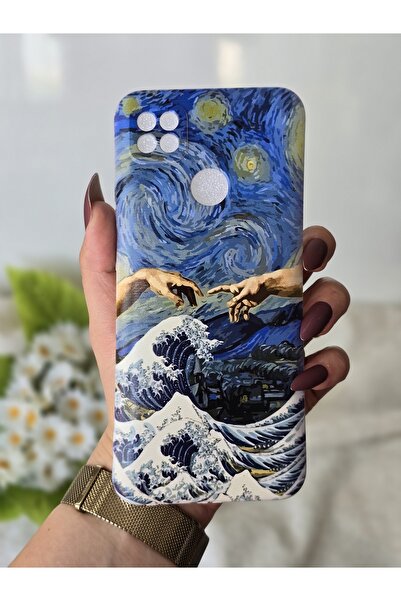 SUPER FRAME Xiaomi Redmi 9C / 10A Uyumlu Baskılı Şeffaf Telefon Kılıfı